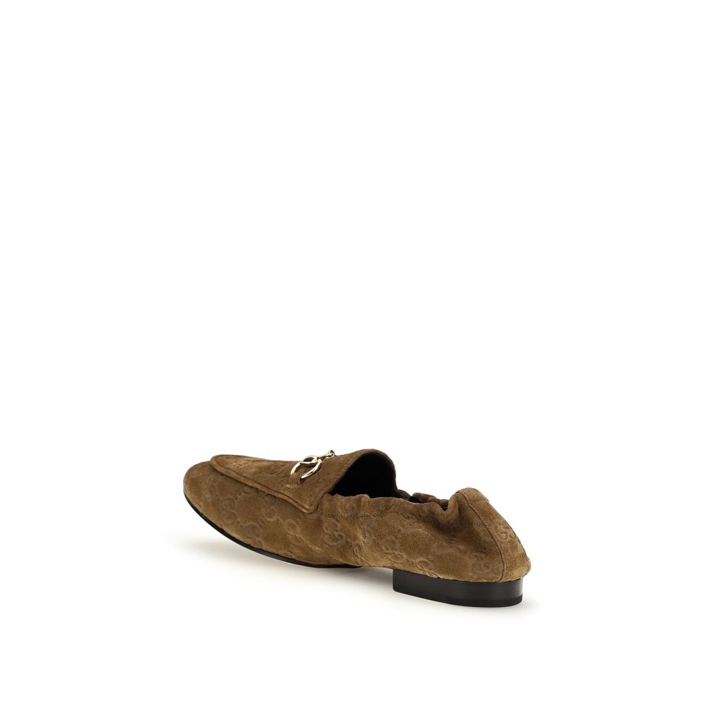 Gucci Brown Calf Leather Bos Taurus Slip-On Loafers | Regal Royce
