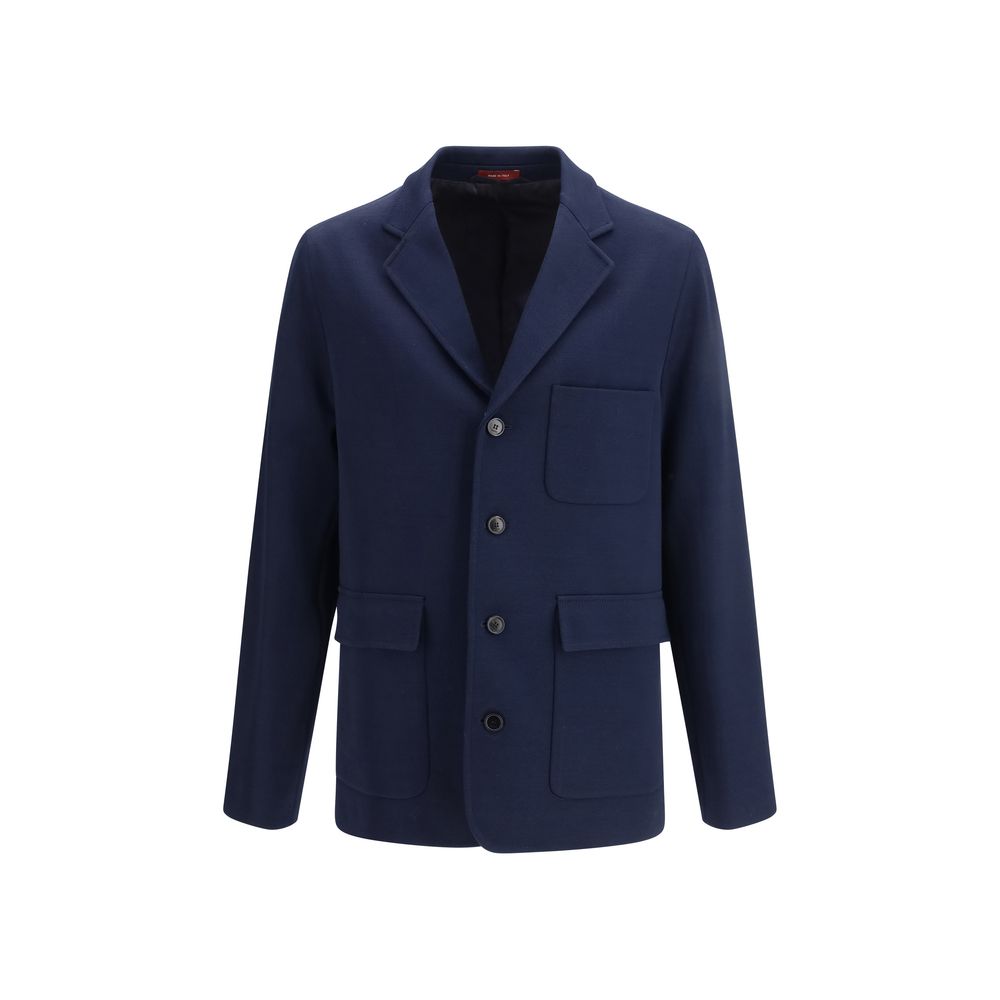 Gucci Blue Cotton Coat | Regal Royce