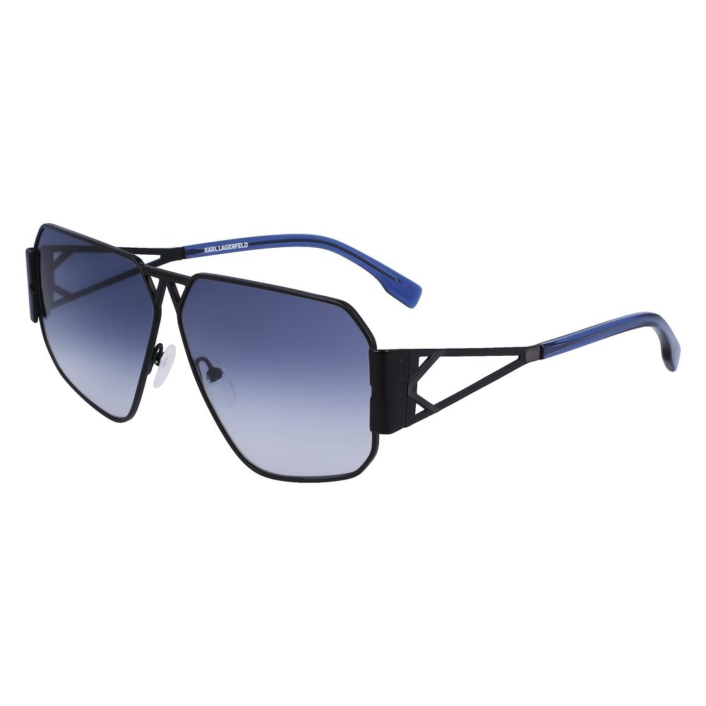 Karl Lagerfeld Black Metal Sunglasses | Regal Royce