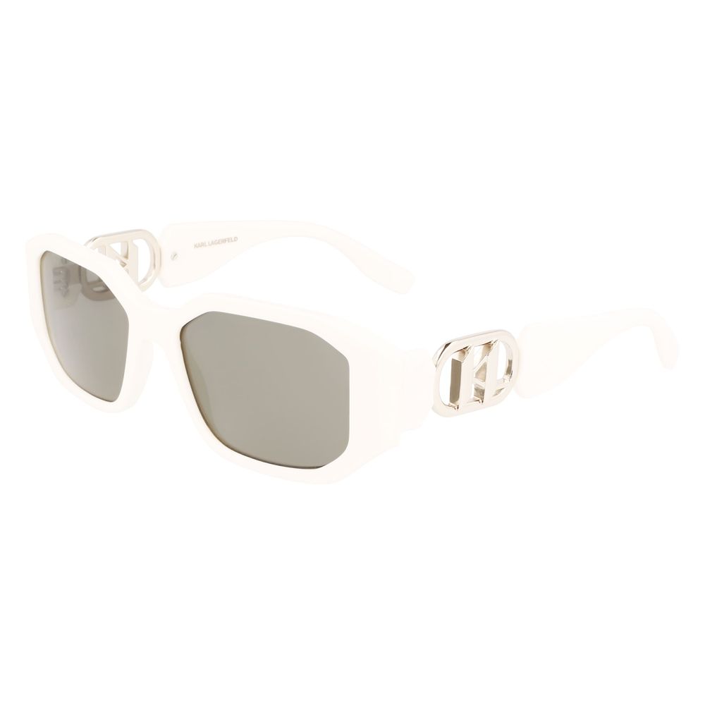 Karl Lagerfeld White Injected Sunglasses | Regal Royce