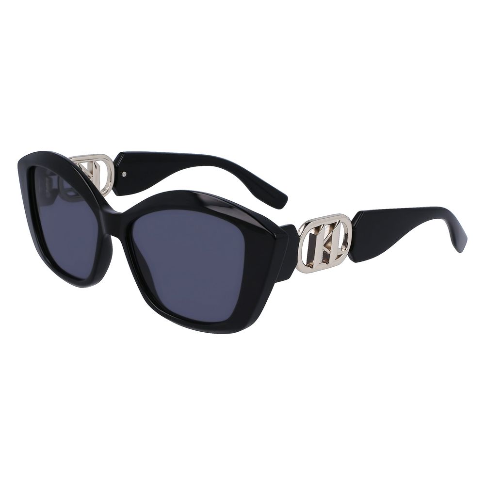 Karl Lagerfeld Black Injected Sunglasses | Regal Royce