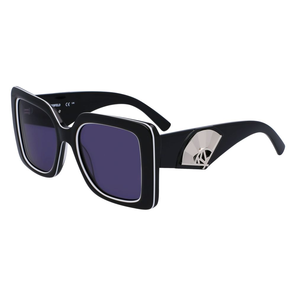 Karl Lagerfeld Black Acetate Sunglasses | Regal Royce