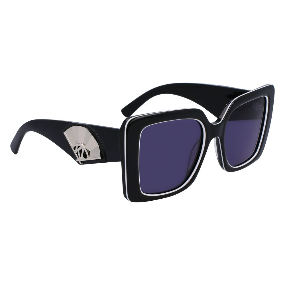 Karl Lagerfeld Black Acetate Sunglasses | Regal Royce