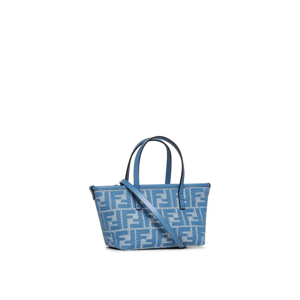Fendi Blue Cotton Handbag | Regal Royce