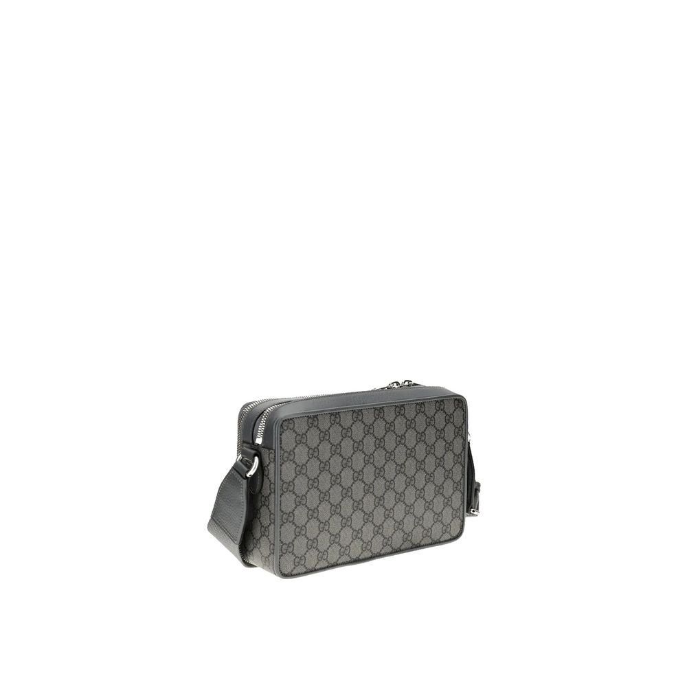 Gucci Gray Fabric Crossbody Bag | Regal Royce