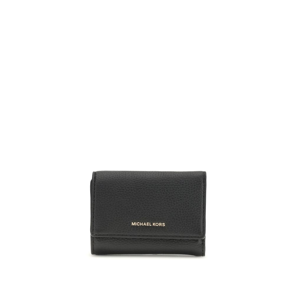 Michael Kors Black Calf Leather Bos Taurus Wallet | Regal Royce
