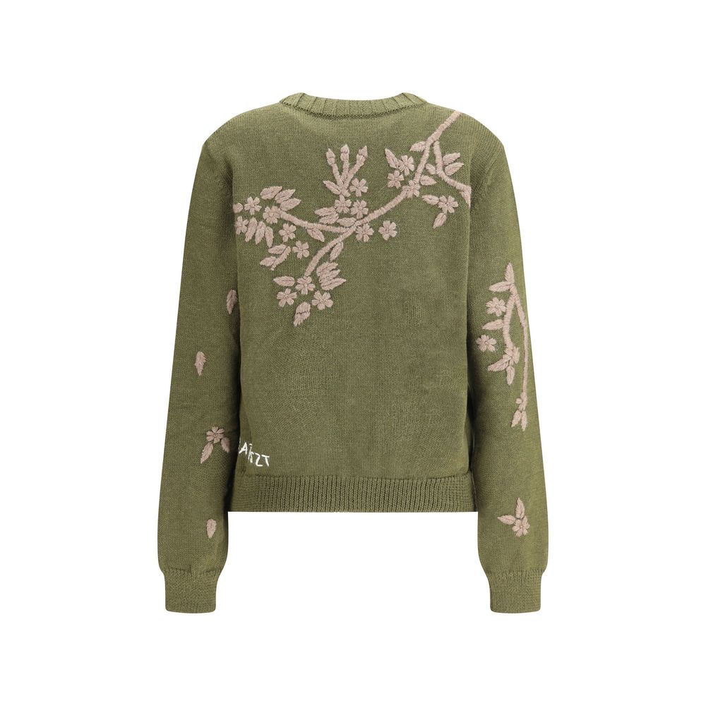 Baziszt Bicolor Alpaca Vicugna Pacos Cardigan | Regal Royce