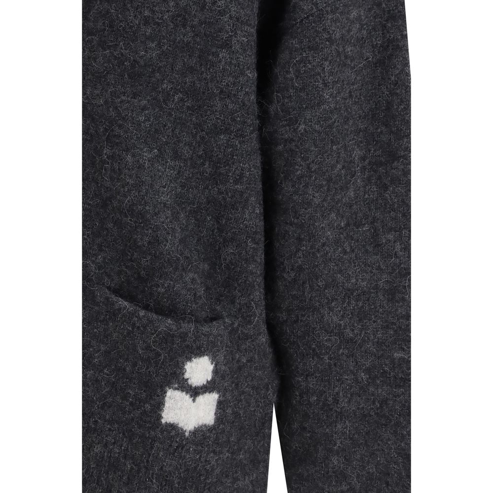 Marant Etoile Gray Alpaca Vicugna Pacos Cardigan | Regal Royce