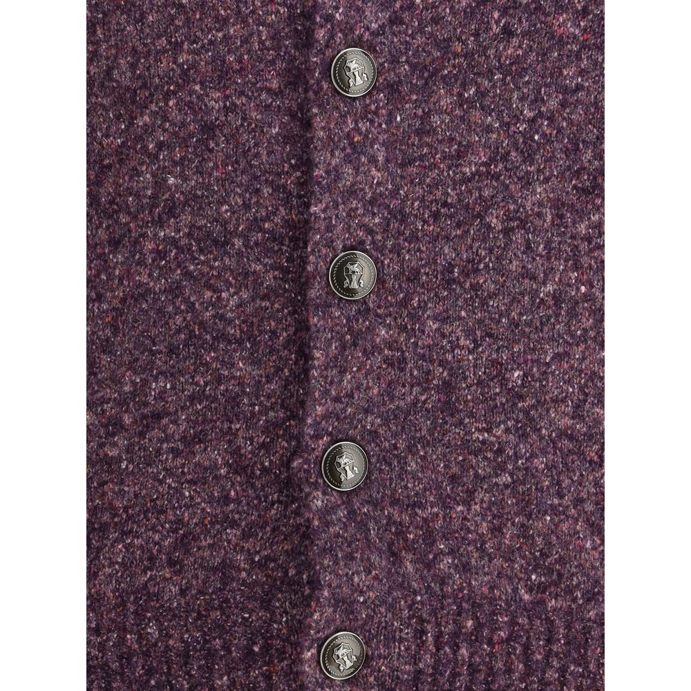 Brunello Cucinelli Multicolor Alpaca Vicugna Pacos Cardigan | Regal Royce