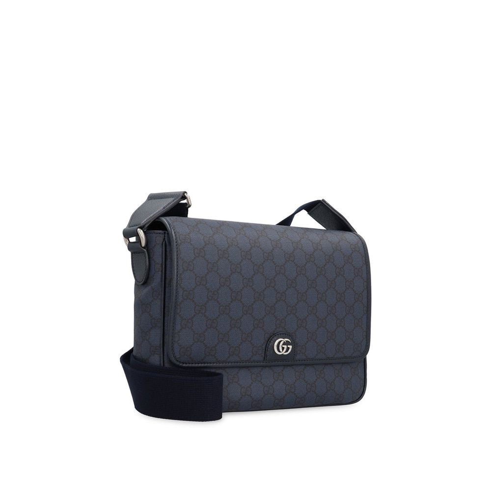 Gucci Blue Fabric Shoulder Bag | Regal Royce