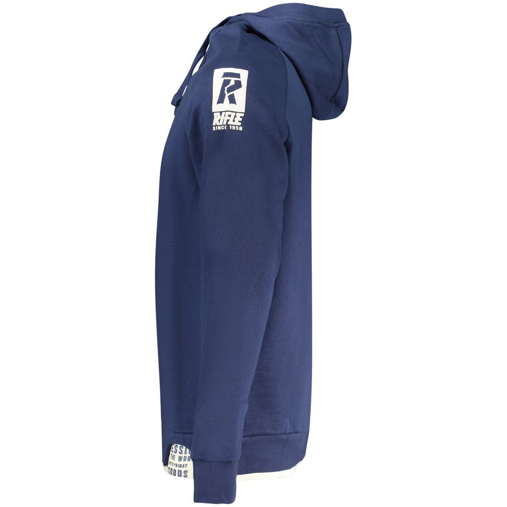 Rifle Blue Cotton Men's Sweatshirt | Regal Royce
