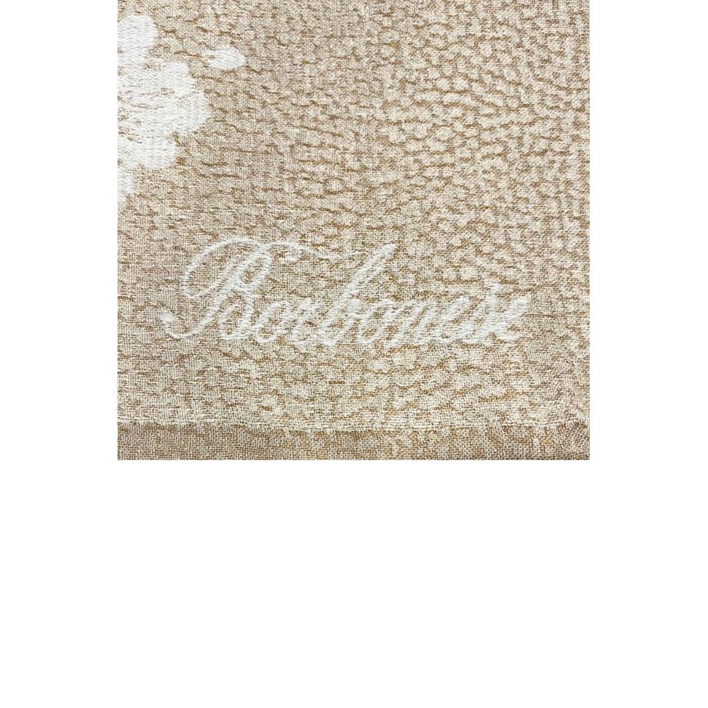 Borbonese Beige Viscose Women Scarf | Regal Royce