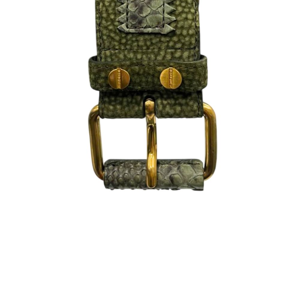 Borbonese Green Genuine Leather Women Belt | Regal Royce