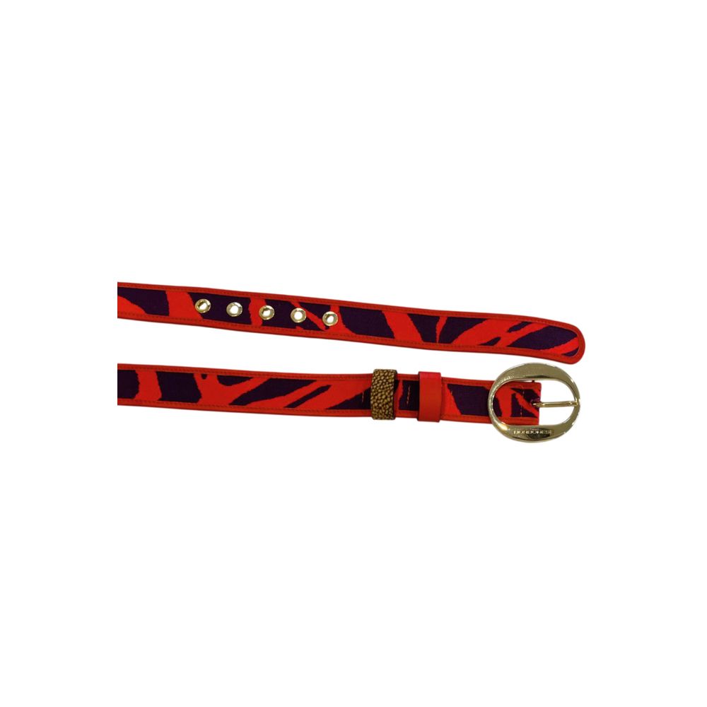 Borbonese Orange Genuine Leather Women Belt | Regal Royce