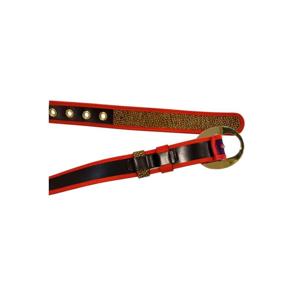 Borbonese Orange Genuine Leather Women Belt | Regal Royce