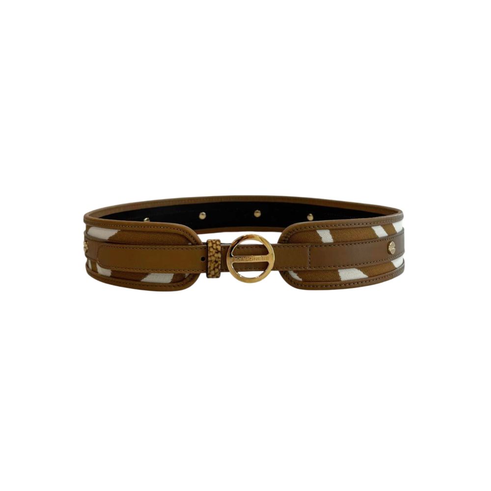 Borbonese Brown Genuine Leather Women Belt | Regal Royce