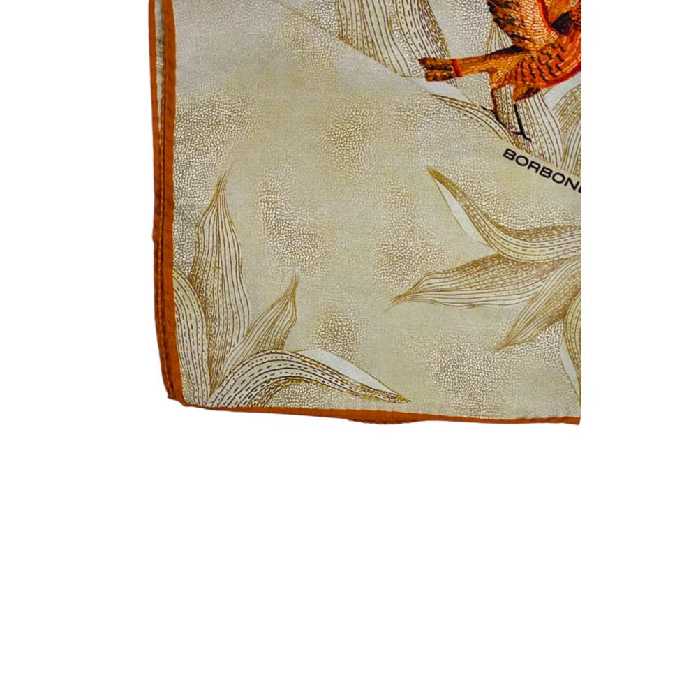 Borbonese Beige Silk Women Scarf | Regal Royce