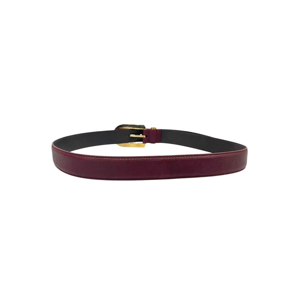 Borbonese Red Leather Women Belt | Regal Royce