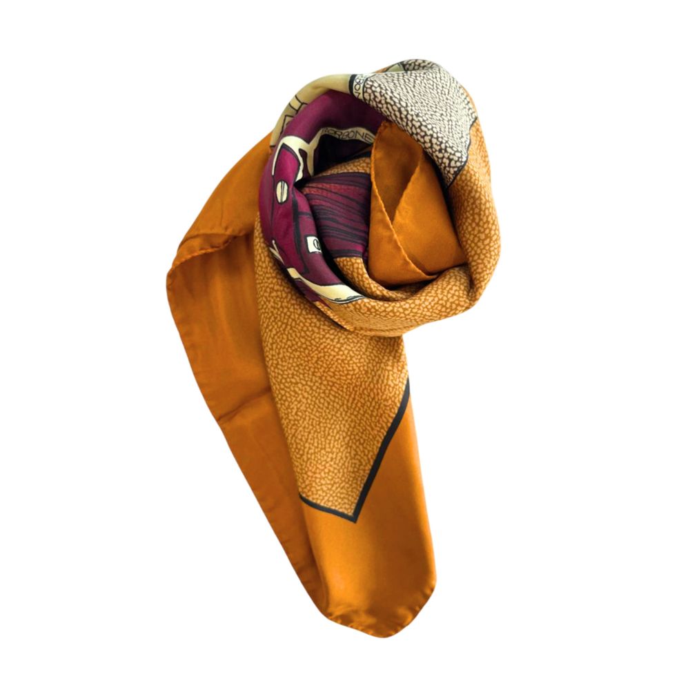 Borbonese Arancione Silk Women Scarf | Regal Royce