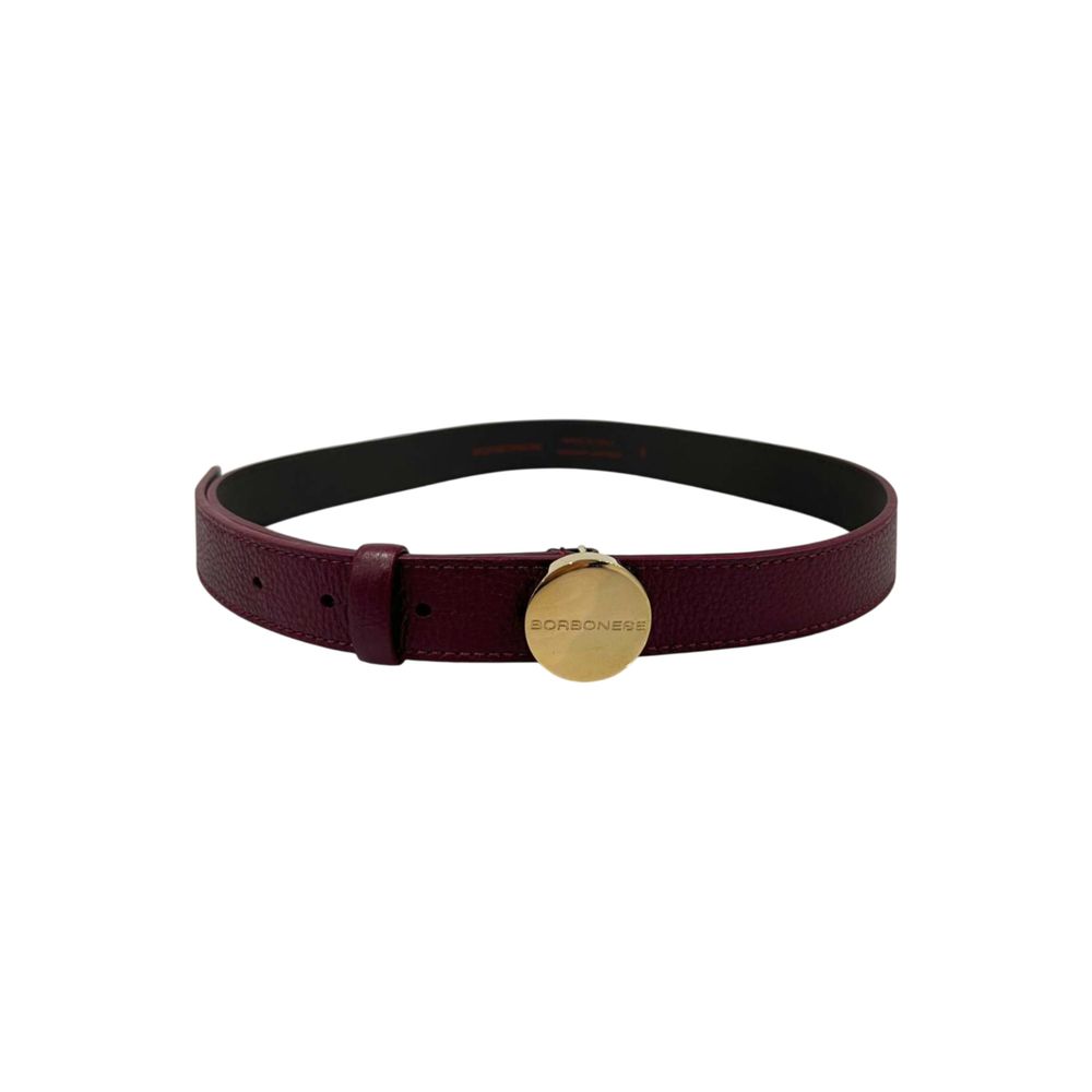 Borbonese Red Genuine Leather Women's Belt | Regal Royce