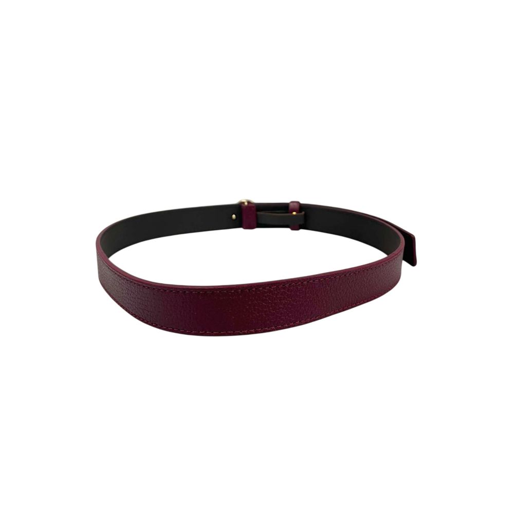 Borbonese Red Genuine Leather Women's Belt | Regal Royce
