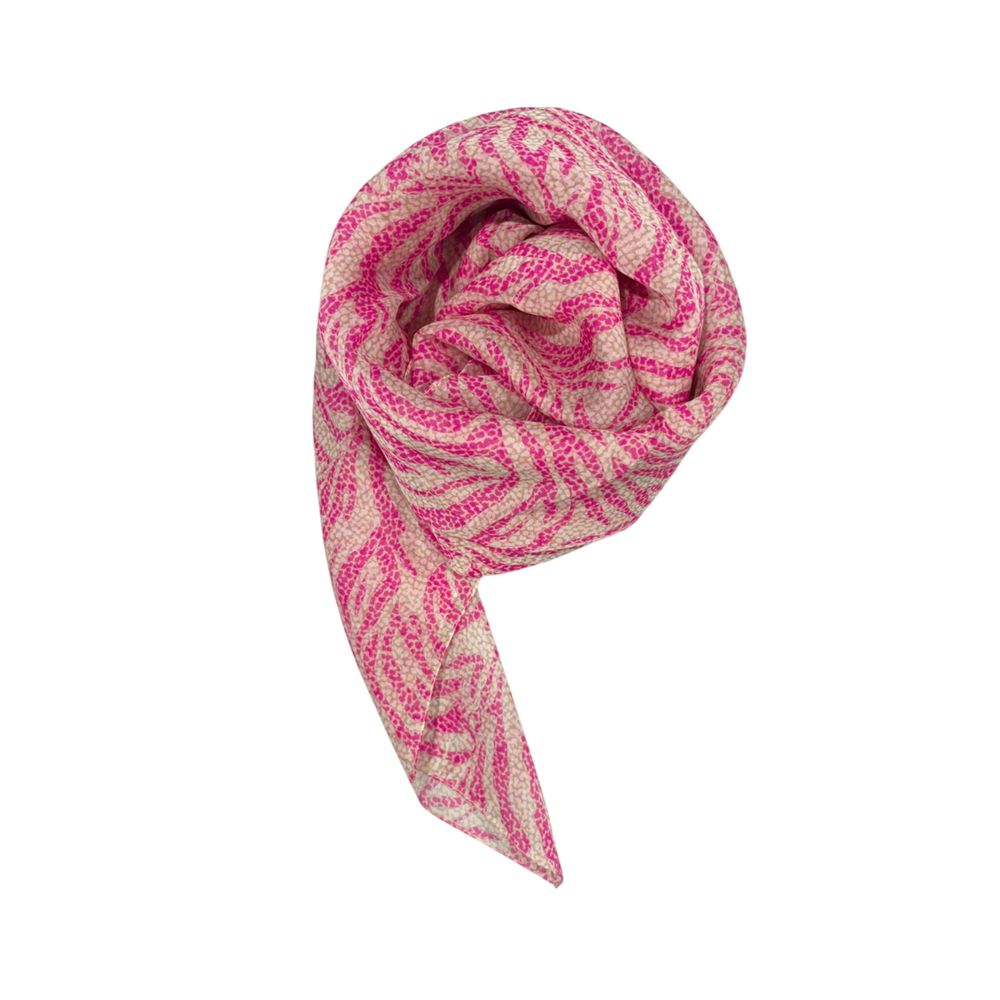 Borbonese Pink Silk Women Scarf | Regal Royce