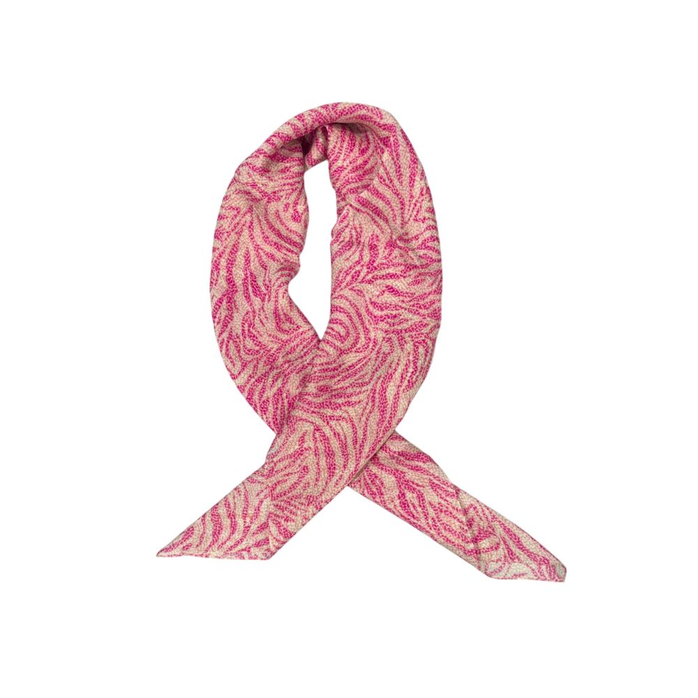 Borbonese Pink Silk Women Scarf | Regal Royce