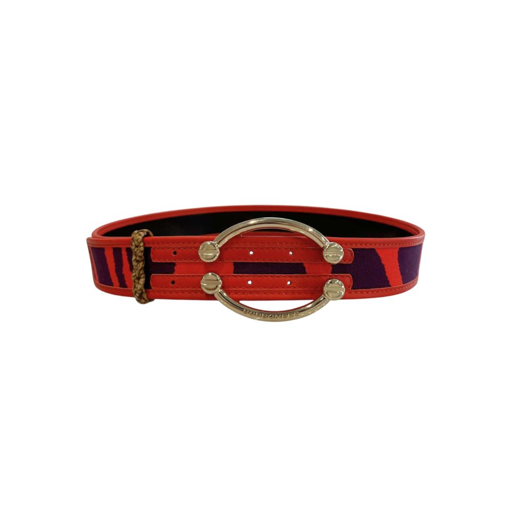 Borbonese Orange Leather Women Belt | Regal Royce