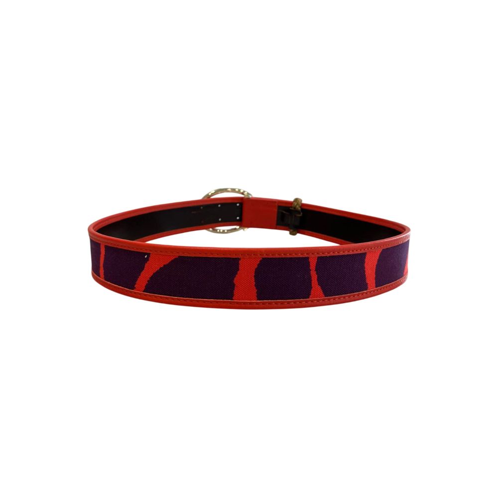 Borbonese Orange Leather Women Belt | Regal Royce