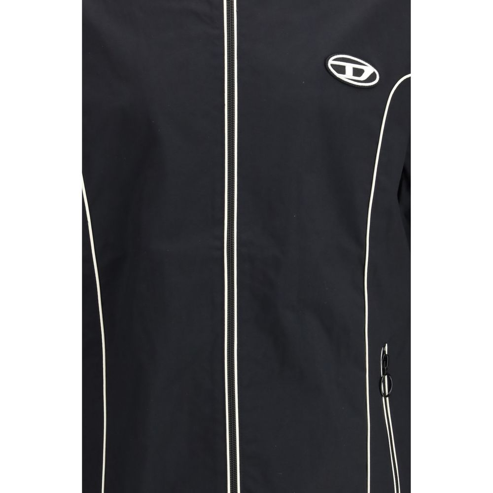 Diesel Black Polyamide Shell Jacket | Regal Royce
