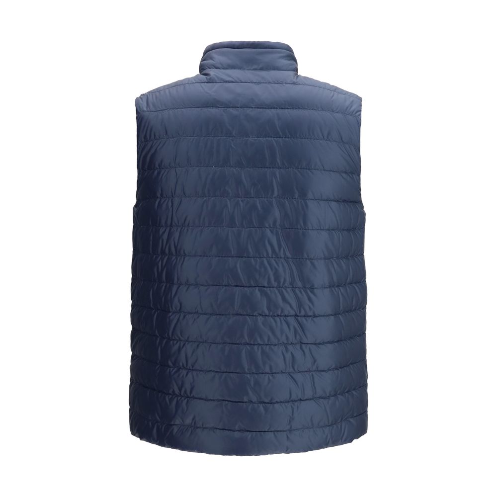 Herno White Polyamide Sleveless Jacket | Regal Royce