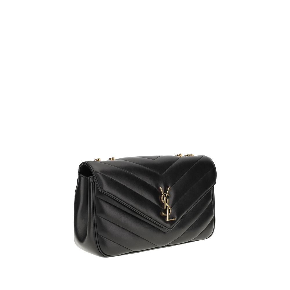 Saint Laurent Black Calf Leather Bos Taurus Shoulder Bag | Regal Royce