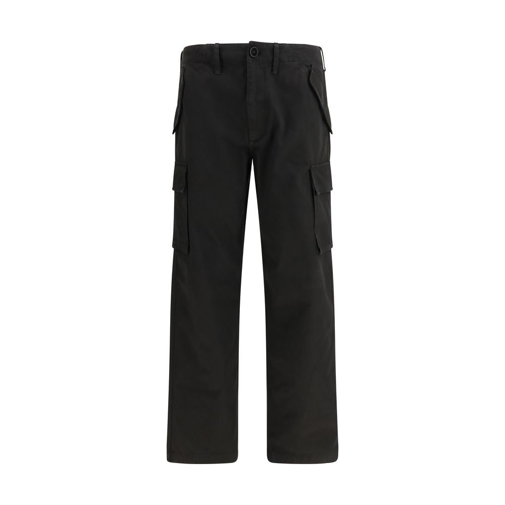 Burberry Black Cotton Cargo Pants | Regal Royce