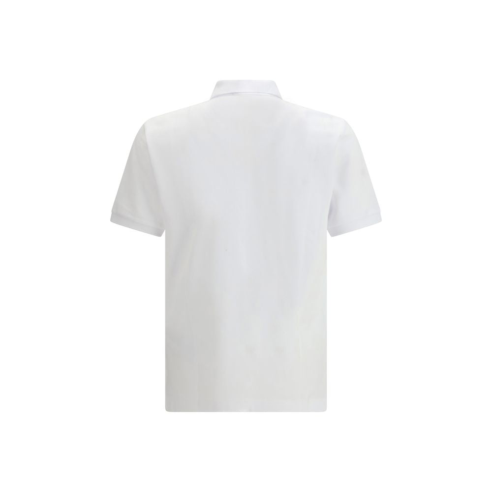 Stone Island White Cotton Polo Shirt | Regal Royce