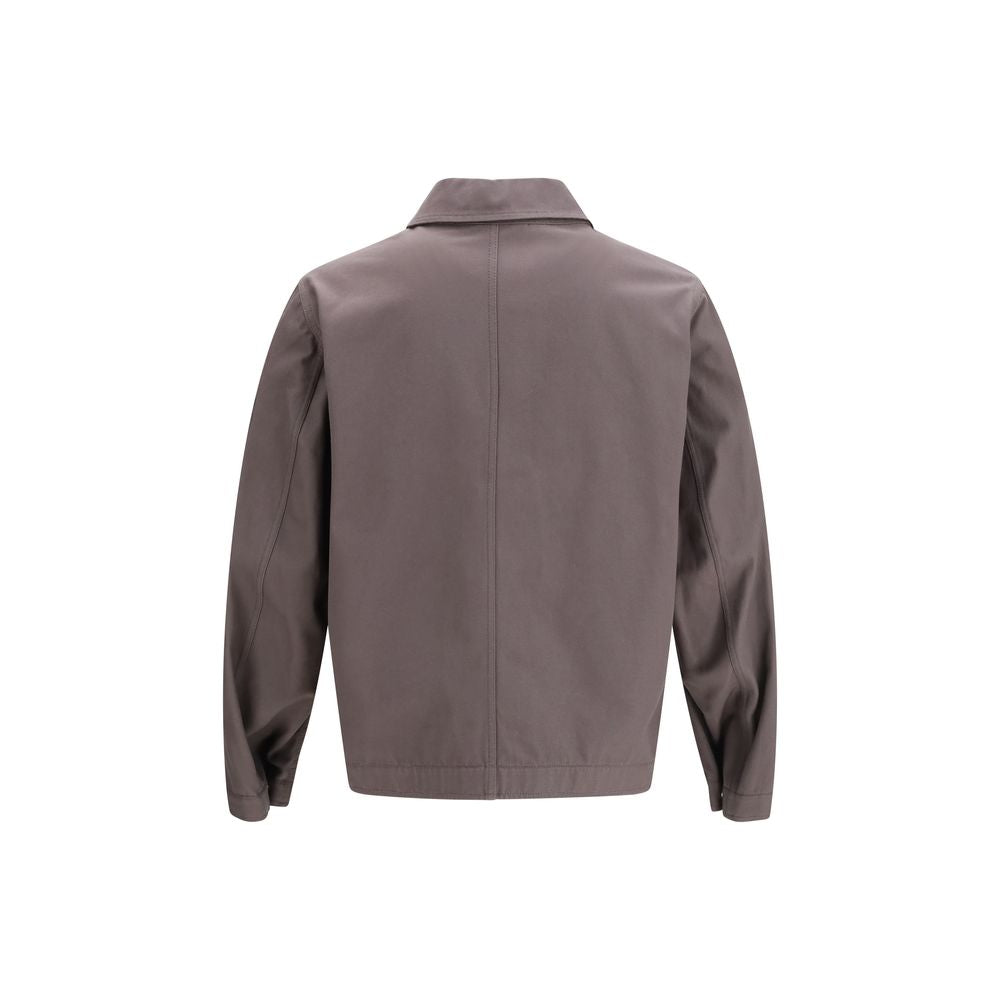 Stone Island Gray Cotton Coat | Regal Royce