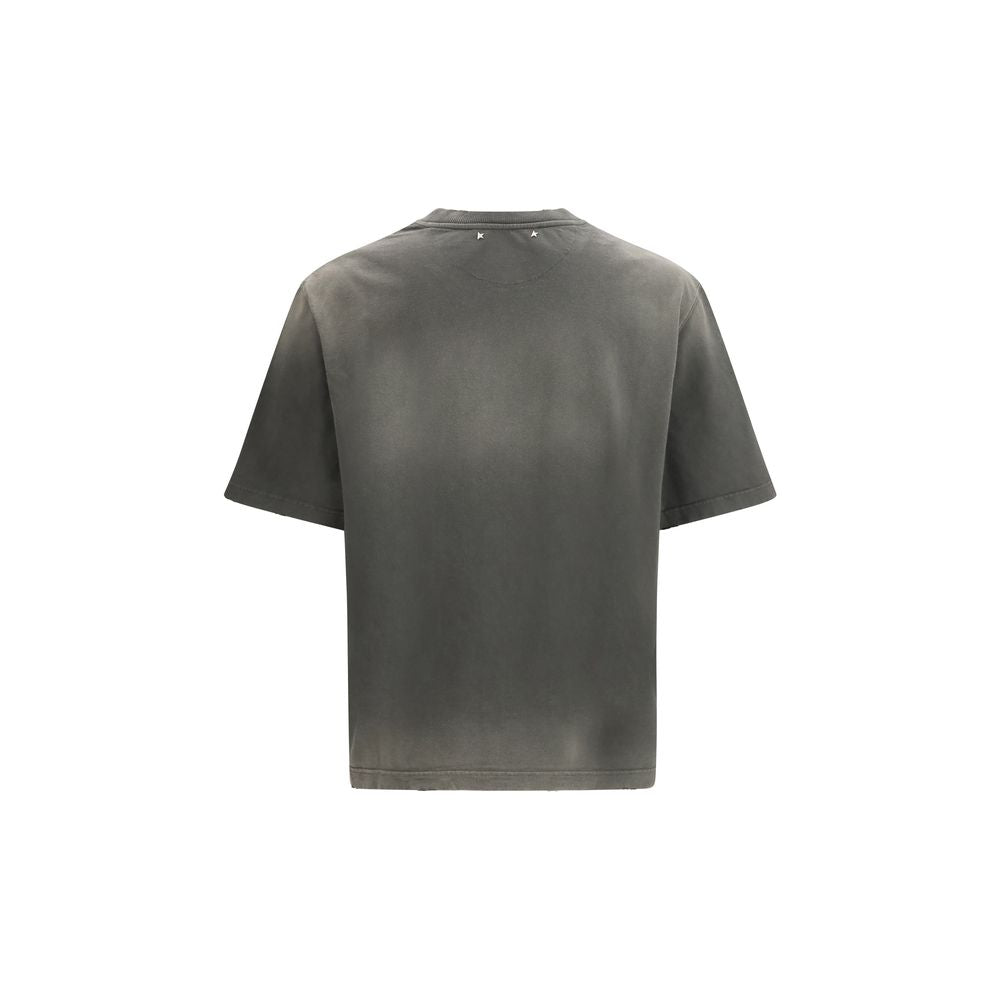 Golden Goose Gray Cotton T-Shirt | Regal Royce