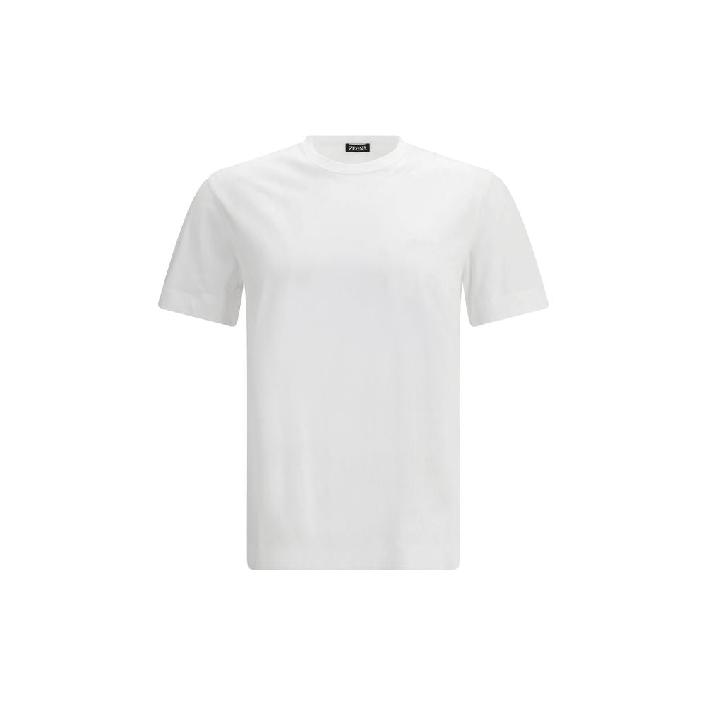 ZEGNA White Cotton T-Shirt | Regal Royce