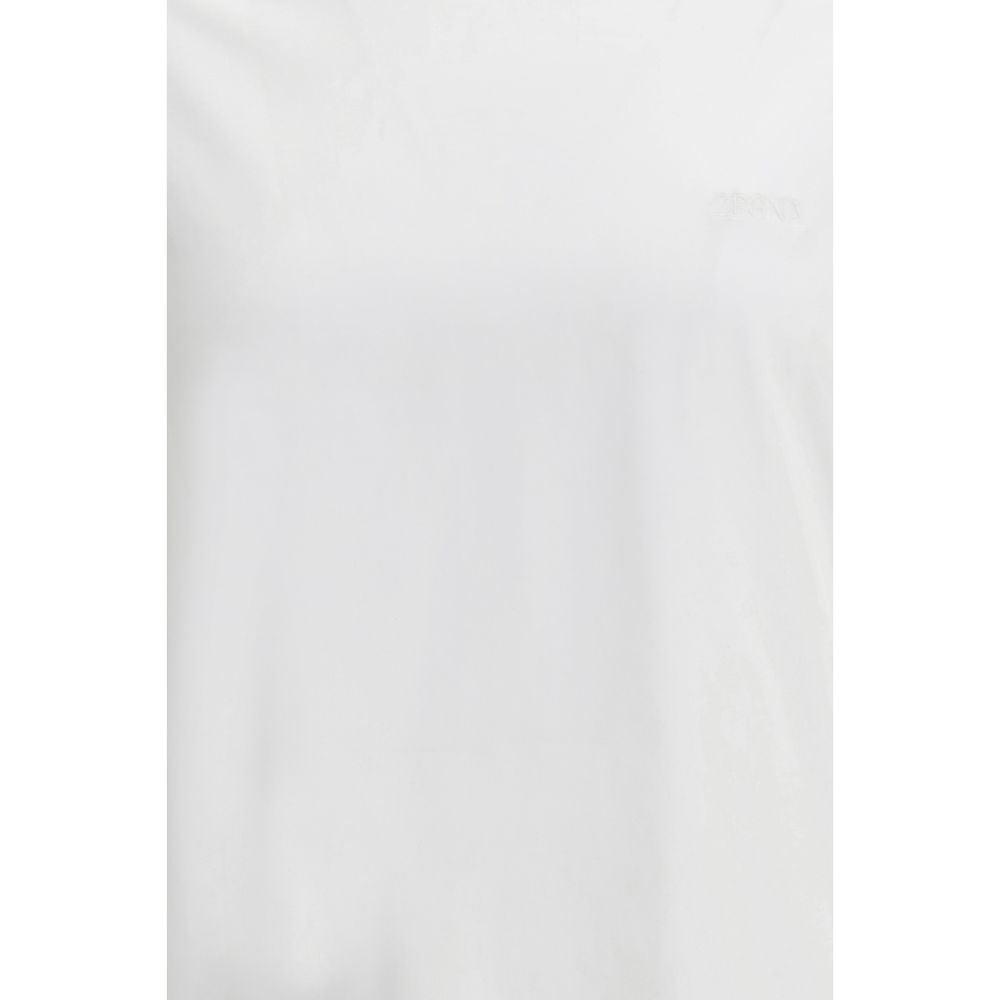 ZEGNA White Cotton T-Shirt | Regal Royce