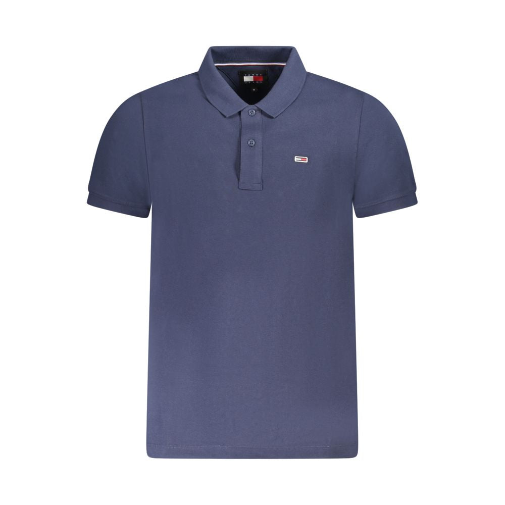 Tommy Hilfiger Blue Cotton Men's Polo-Shirt | Regal Royce