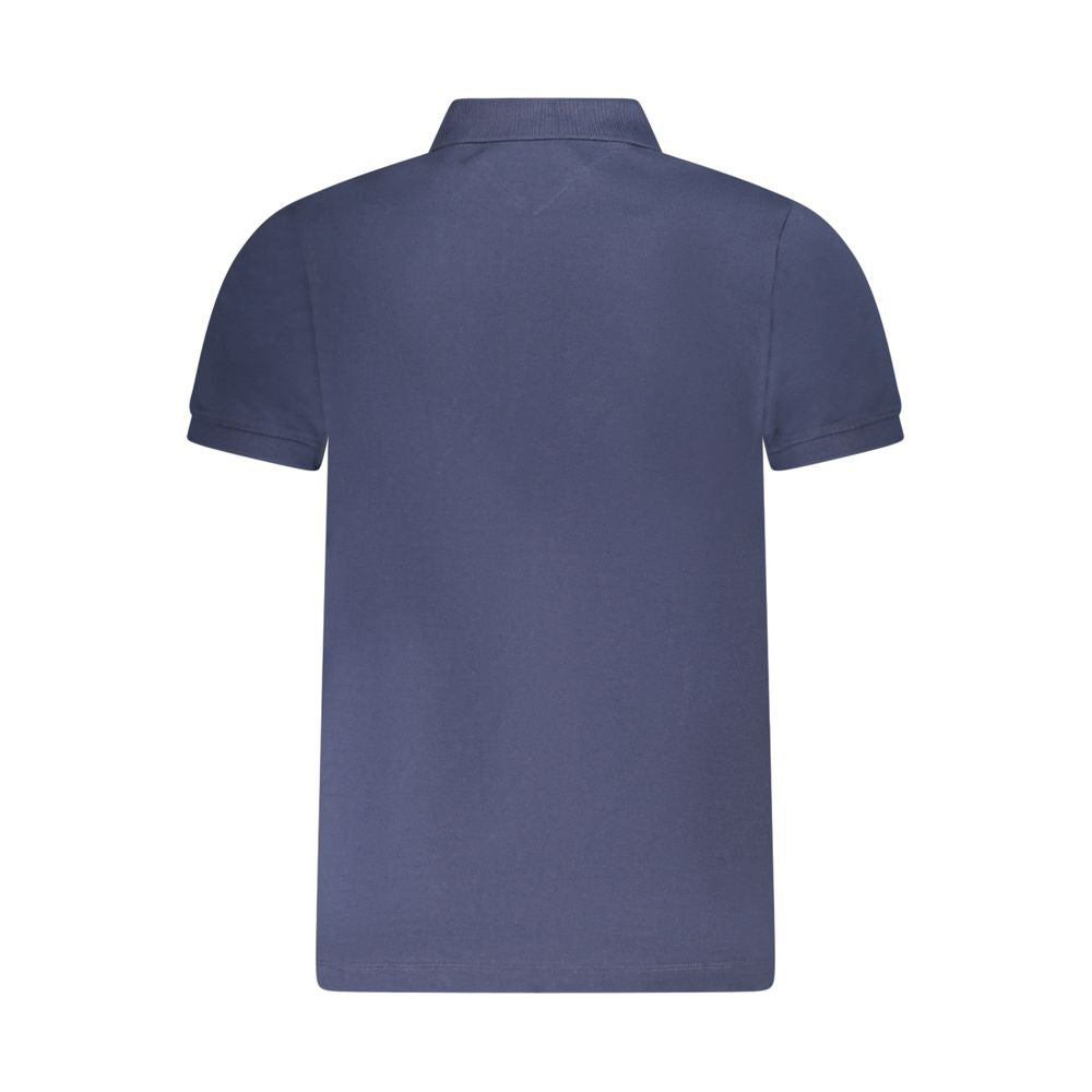 Tommy Hilfiger Blue Cotton Men's Polo-Shirt | Regal Royce