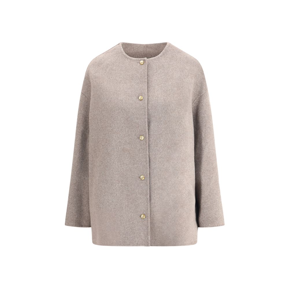 Loulou De Saison Gray Wool Coat | Regal Royce
