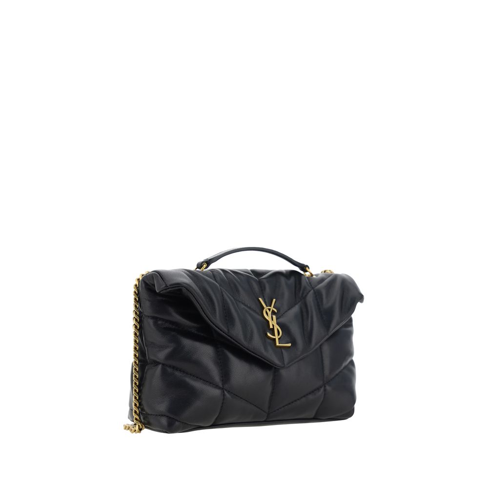 Saint Laurent Black Lamb Ovis Aries Aries Shoulder Bag | Regal Royce