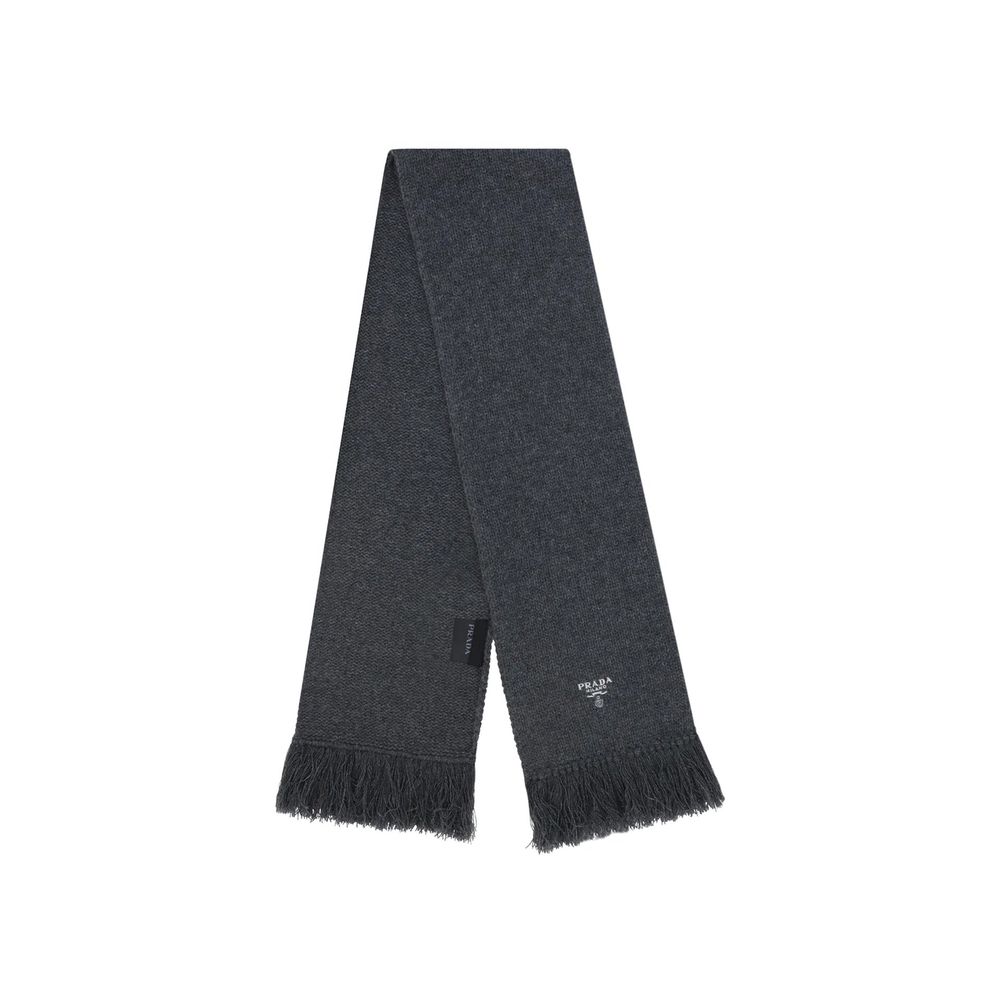 Prada Gray Cashmere Scarf | Regal Royce