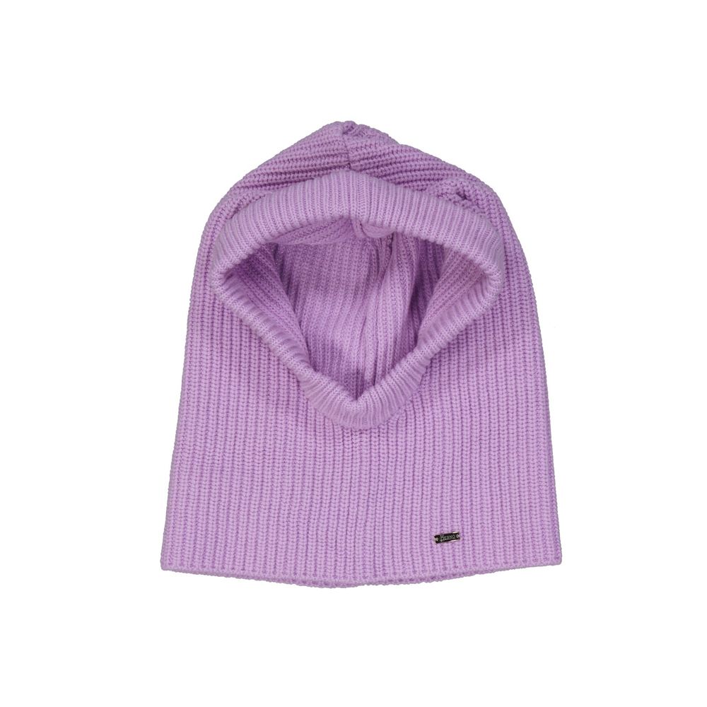 Herno Purple Wool Beanie | Regal Royce