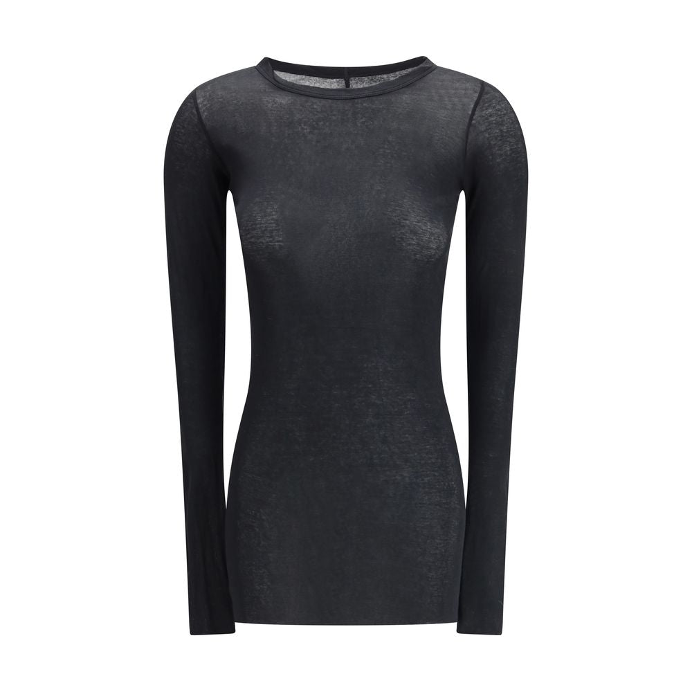 Rick Owens Black Cotton Longsleeve Shirt | Regal Royce