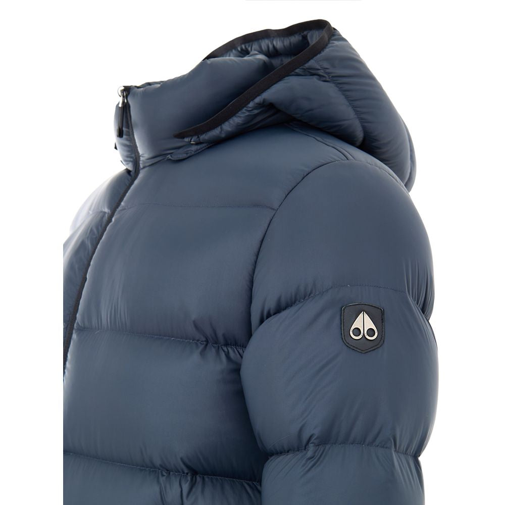 Moose Knuckles Gray Nylon Shell Jacket | Regal Royce