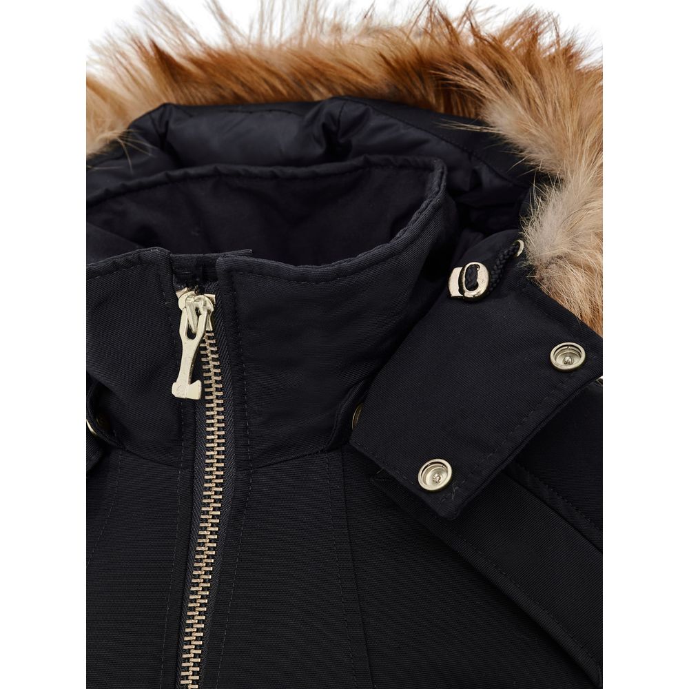Moose Knuckles Black Cotton Bomber | Regal Royce