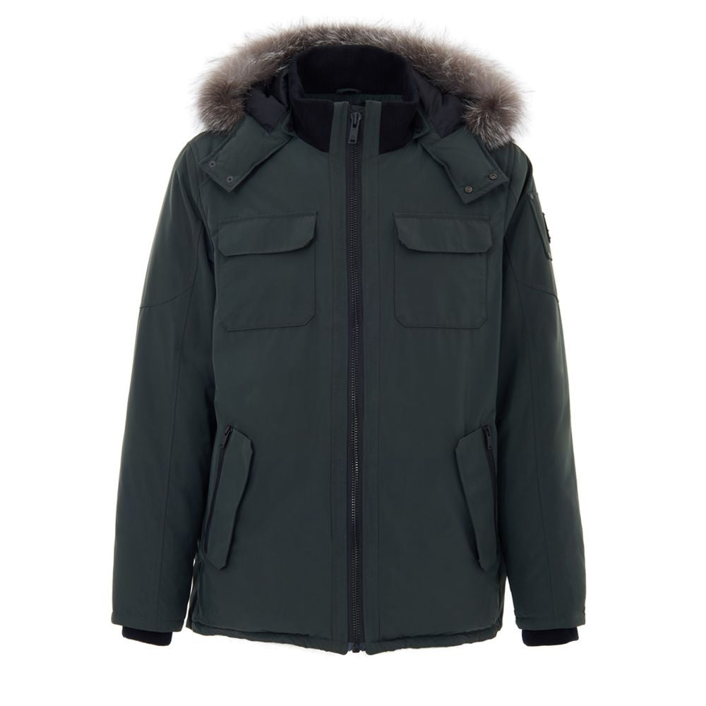 Moose Knuckles Green Nylon Parka | Regal Royce