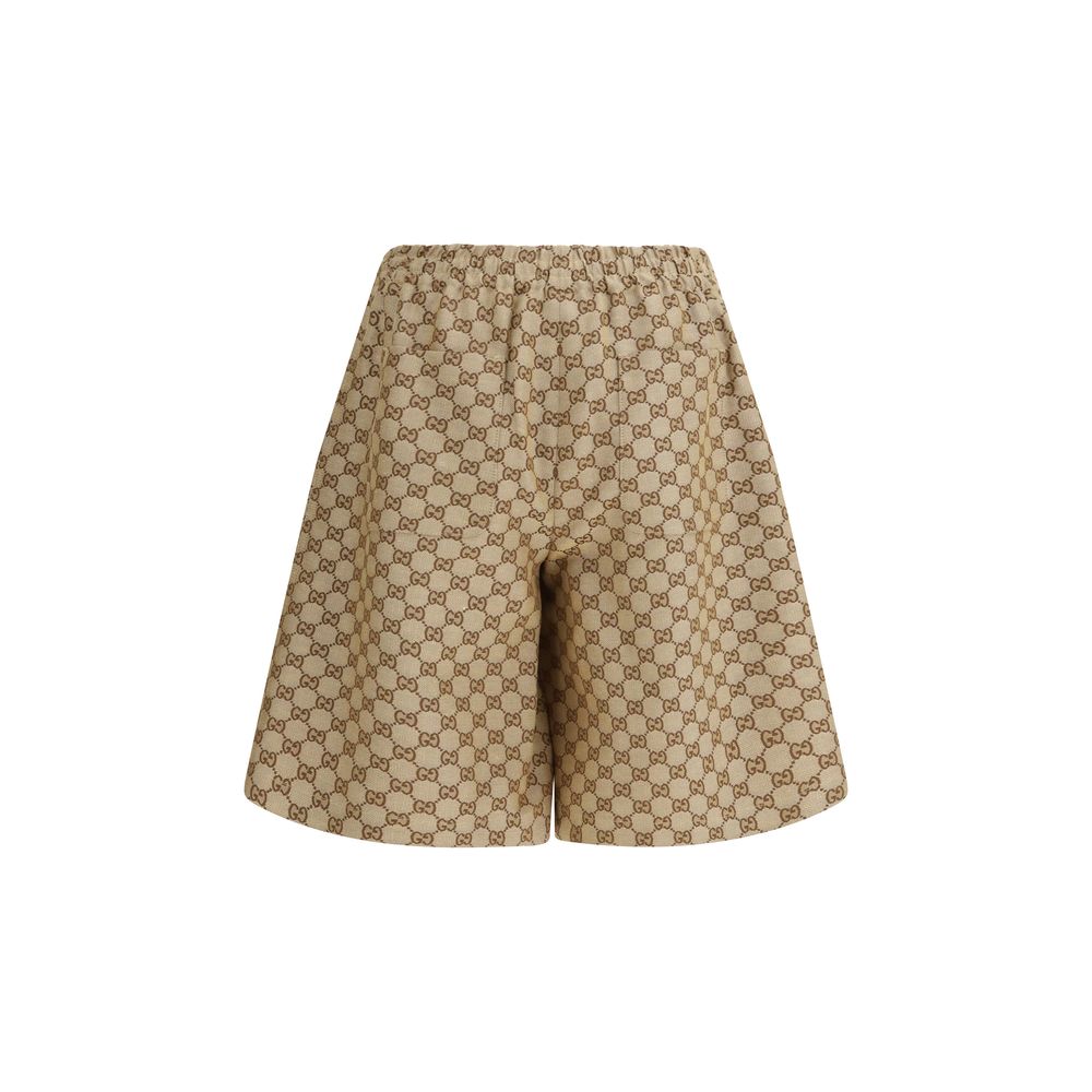 Gucci Beige Linen Bermuda Shorts | Regal Royce