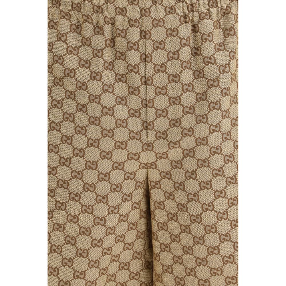 Gucci Beige Linen Bermuda Shorts | Regal Royce